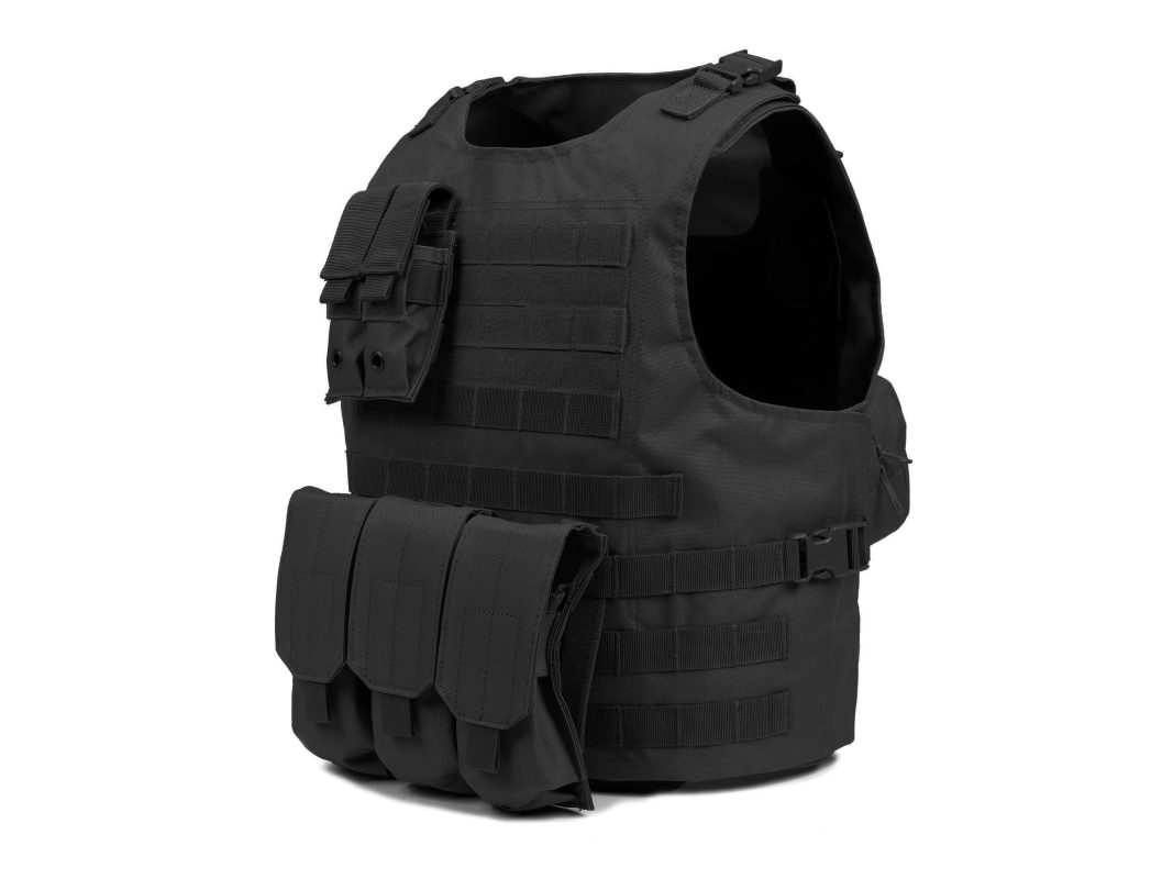 CHALECO SIXMM FSBE NEGRO