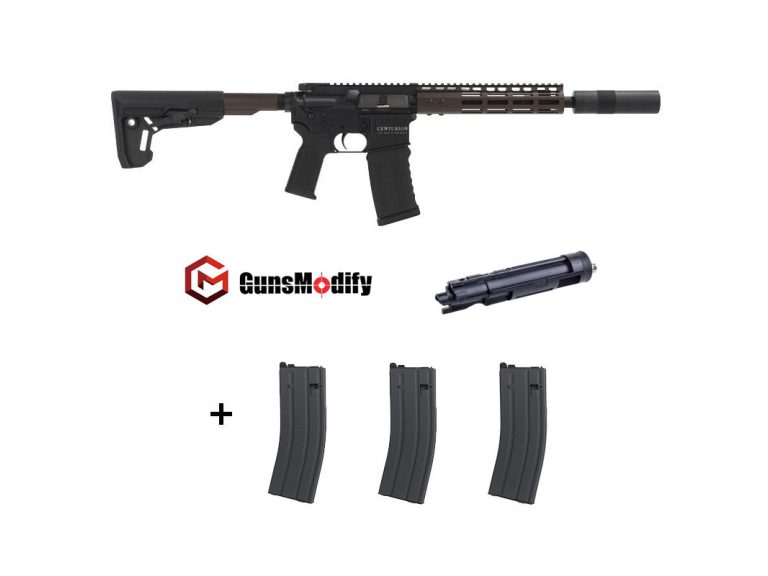 Réplica Secutor Centurion II MWS GBB negro + Pack 3 cargadores Metal  - Mejorada N-Pas