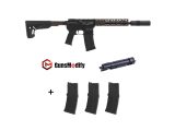 Réplica Secutor Centurion II MWS GBB dual tone + Pack 3 cargadores MWS  - Mejorada N-Pas