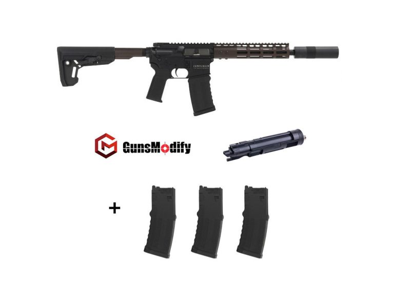 Réplica Secutor Centurion II MWS GBB dual tone + Pack 3 cargadores MWS  - Mejorada N-Pas