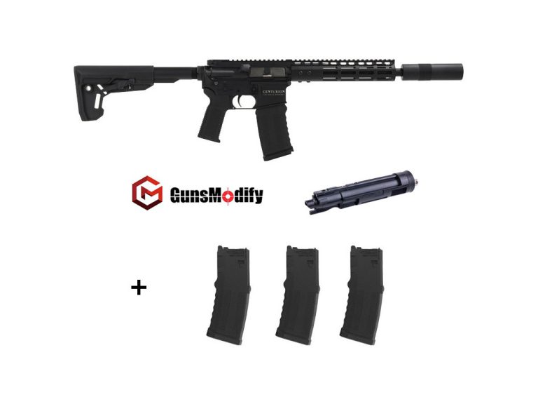 Réplica Secutor Centurion II MWS GBB negro + Pack 3 cargadores MWS  - Mejorada N-Pas
