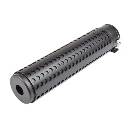 SILENCIADOR 175MM QD CON BOCACHA BATTLEAXE NEGRO
