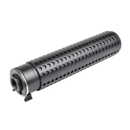 SILENCIADOR 175MM QD CON BOCACHA BATTLEAXE NEGRO