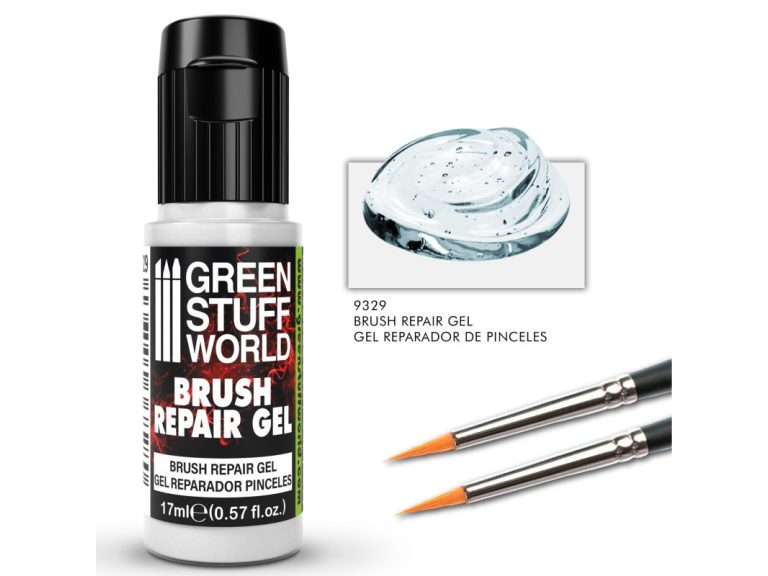 Bote de Gel Reparador de Pinceles GSW con etiqueta