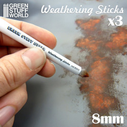 Pack de Pinceles Weathering GSW de 8mm estilo bolígrafo