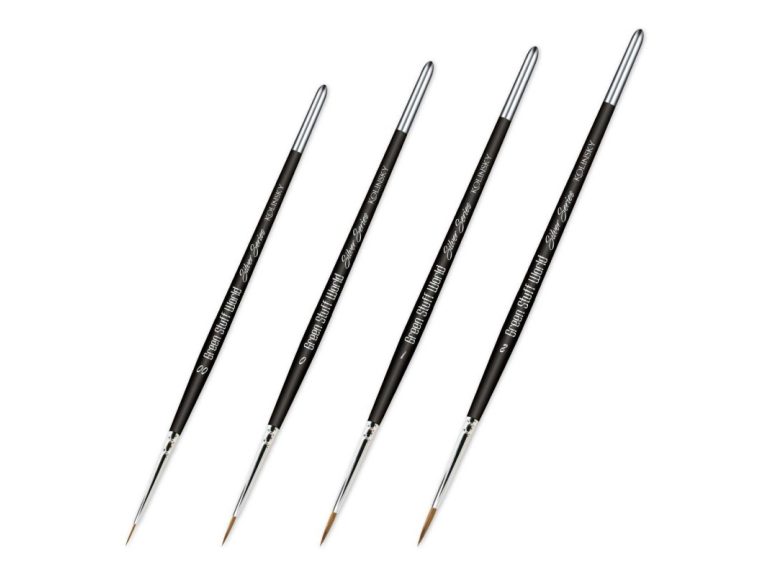 Set Pinceles Kolinsky Silver Series - GSW