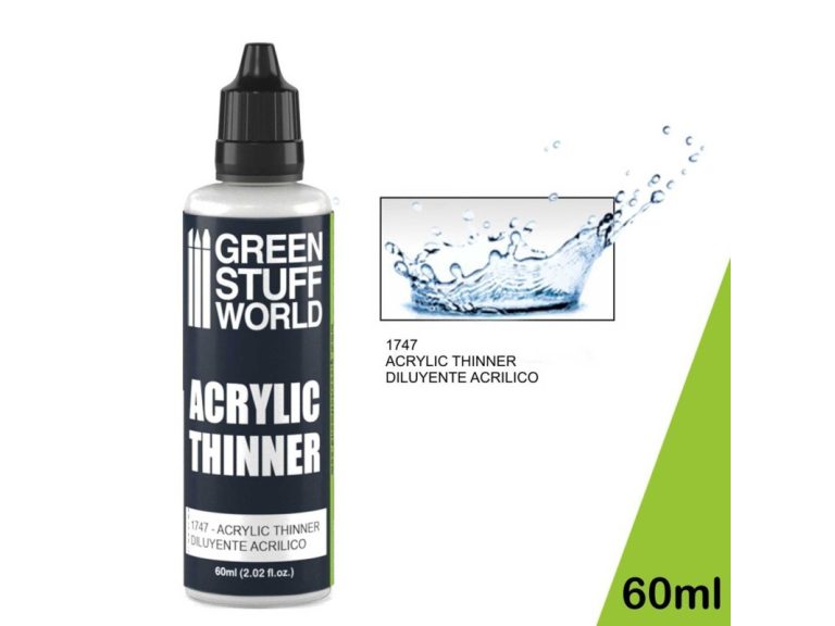Bote de Diluyente Acrílico GSW de 60 ml para modelismo