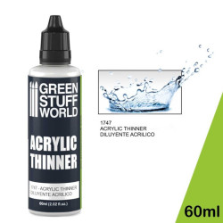 Bote de Diluyente Acrílico GSW de 60 ml para modelismo