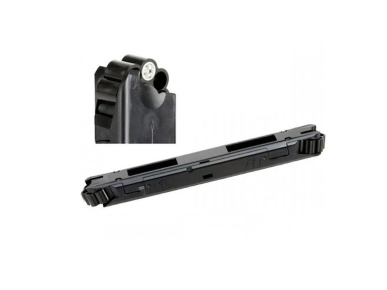 Detalle del cargador doble reversible de la Gamo P-25
