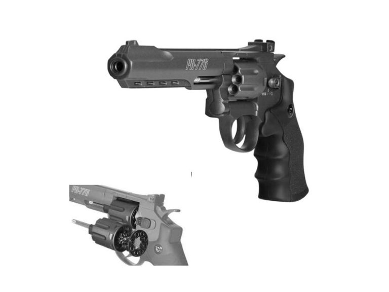 Vista superior del revolver Gamo PR-775 Co2