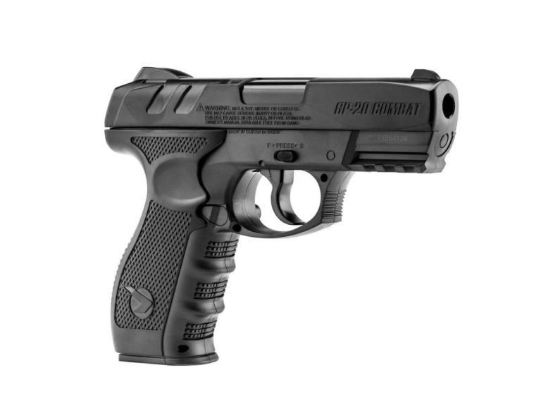 Pistola Gamo GP-20 Combat 4.5mm Co2 vista lateral