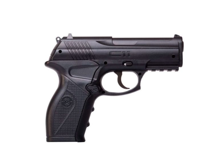 Pistola Crosman C11 de CO2 vista lateral derecha