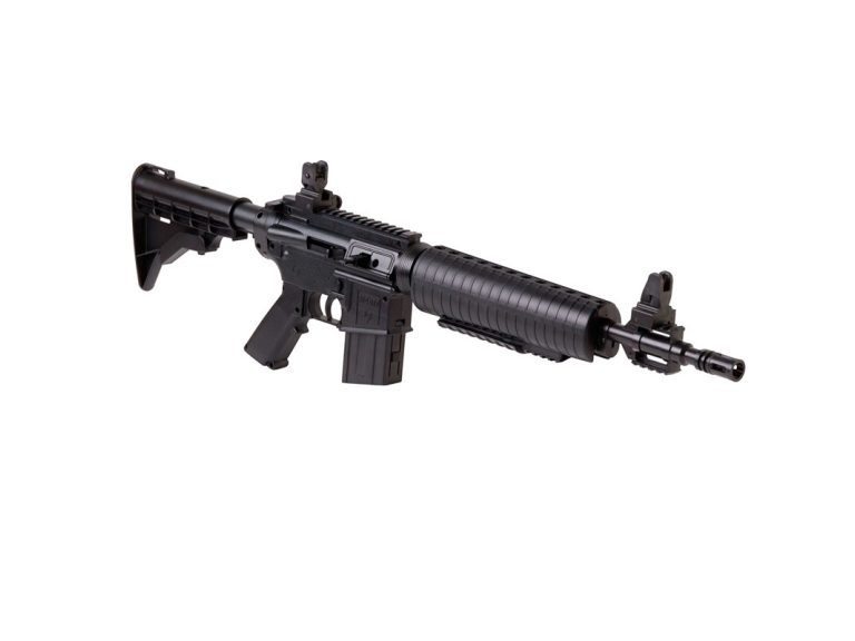 Carabina Crosman M4-177 4.5mm de perfil lateral