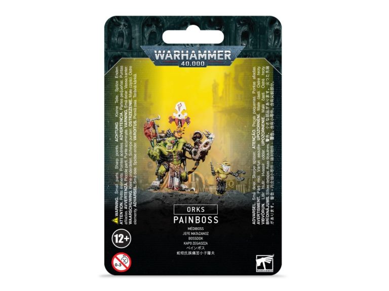 Caja original de la miniatura Jefe Matazanoz o painboss de GW