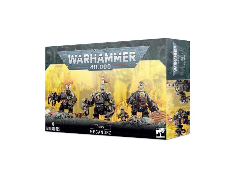 Caja original de la unidad Meganoblez Orkos de GW