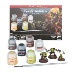 Caja de inicio: Chikoz y Gretchin Orkos  + pinturas y pincel