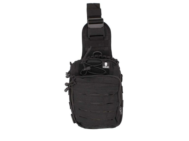 Bandolera Corso Rogue MK2 negro vista frontal táctica