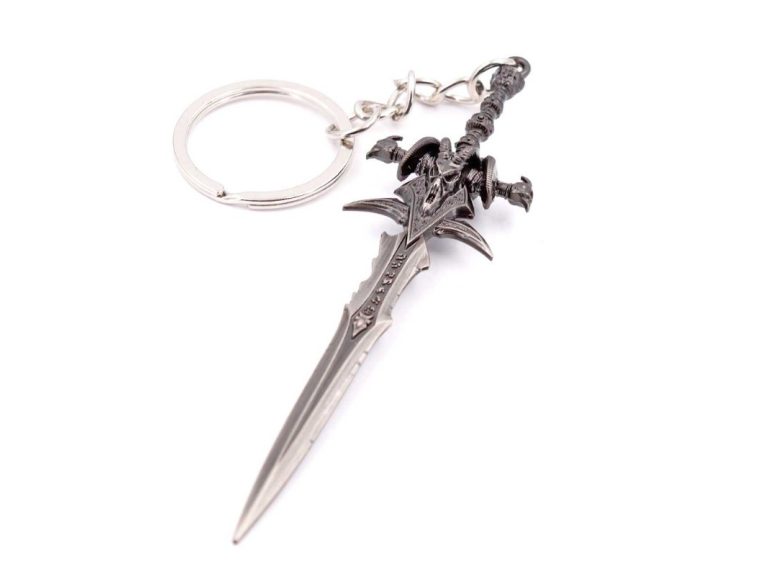 Llavero espada World of Warcraft vista frontal