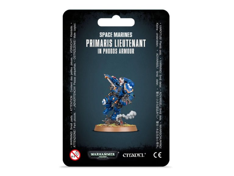 blister Teniente con armadura Saqueador Marines espaciales