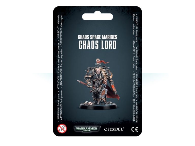 Señor del Caos o Señor Hechicero, con armadura de Exterminador - Marines Espaciales del Caos