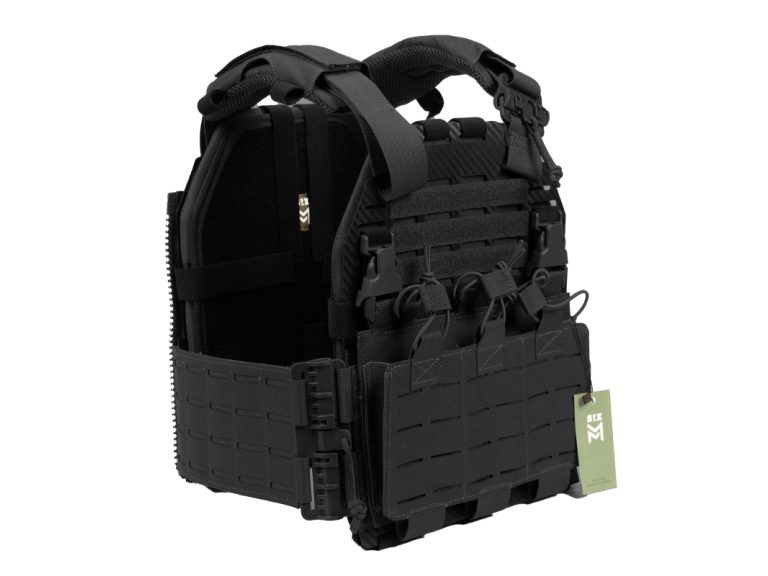Sixmm Vest V066 Negro vista lateral