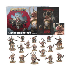 Caja de ejército de las Mascatribus Ogors y miniaturas