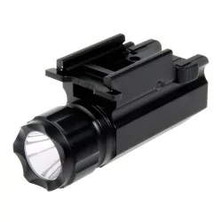 LINTERNA RAIL PICATINNY NEGRA DELTA TACTICS