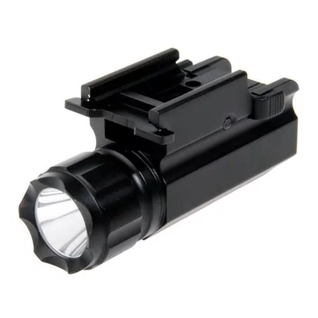 LINTERNA RAIL PICATINNY NEGRA DELTA TACTICS