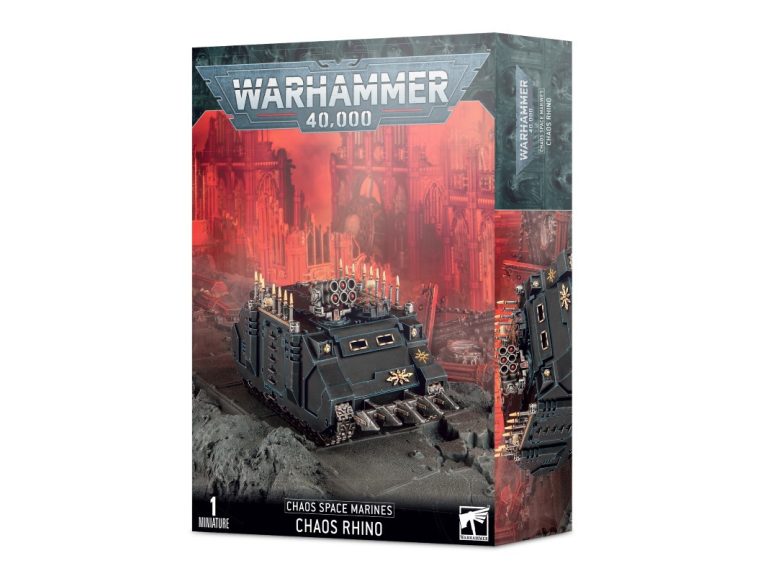 Caja oficial del Rhino del Caos de Warhammer 40k