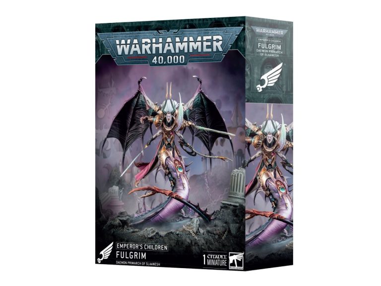 Caja de Fulgrim Primarca Daemon de Slaanesh en Warhammer 40k