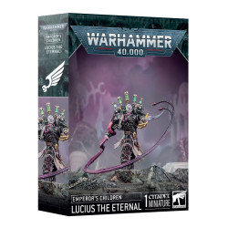 Caja oficial de Lucius el Sempiterno de Warhammer 40k