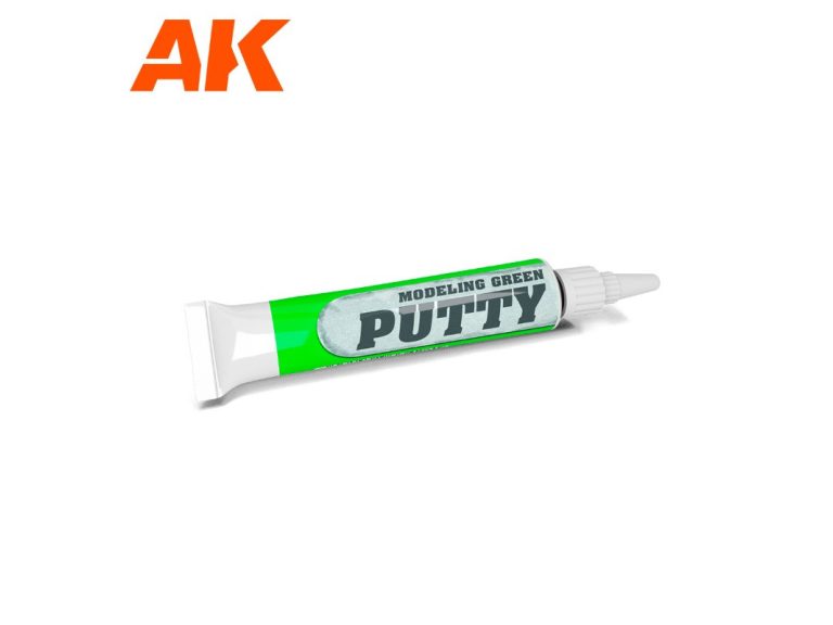 Masilla verde para modelar AK en tubo de 20ml