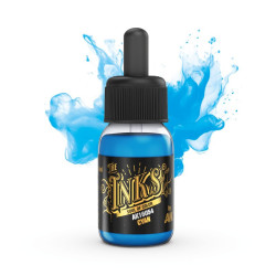 Bote de tinta Cyan AK de 30ml