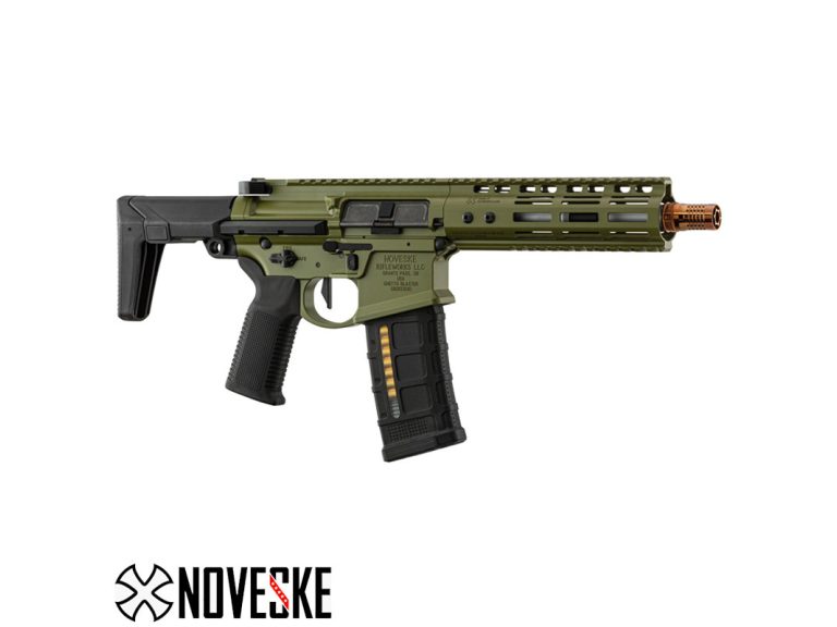 Réplica GBB Double Eagle MWS Ghetto Blaster 7″ Noveske Verde