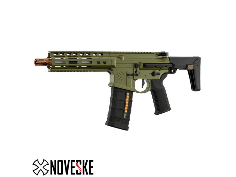 Réplica GBB Double Eagle MWS Ghetto Blaster 7″ Noveske Verde