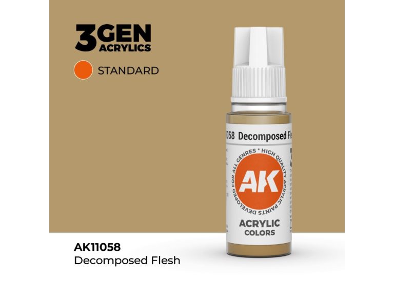 Bote de pintura Decomposed Flesh de AK