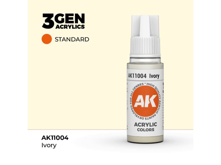 Bote de pintura Ivory de AK
