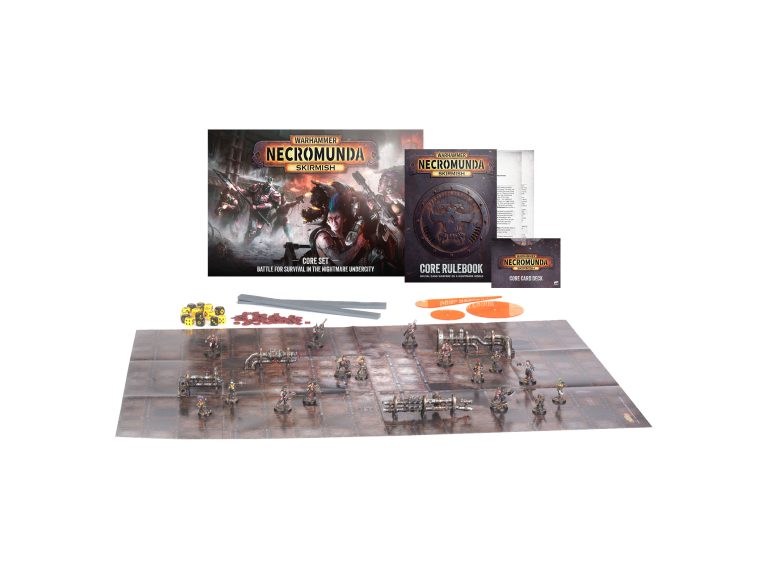 Caja oficial del juego de mesa Necromunda Skirmish Core Set