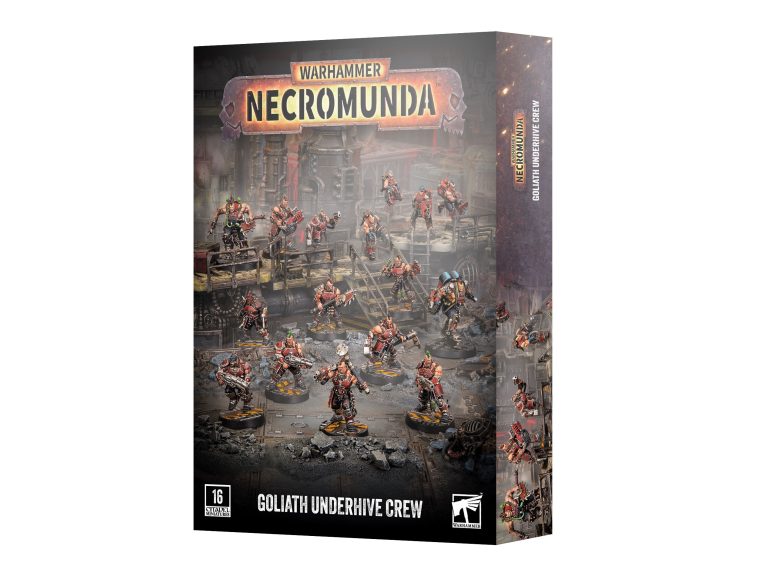 Caja oficial de minis Necromunda Goliath Underhive Crew