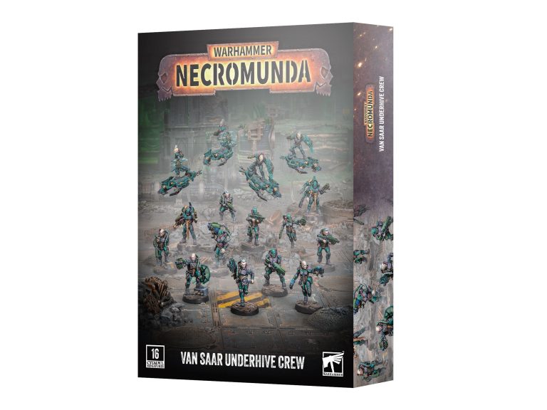 Caja oficial de minis Necromunda Van Saar Underhive Crew