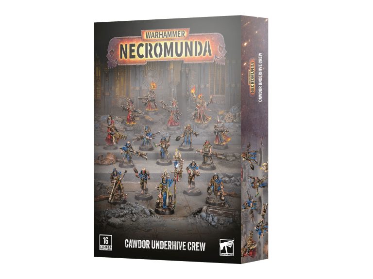Caja oficial de minis Necromunda Cawdor Underhive Crew