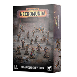 Caja oficial de minis Necromunda Delaque Underhive Crew