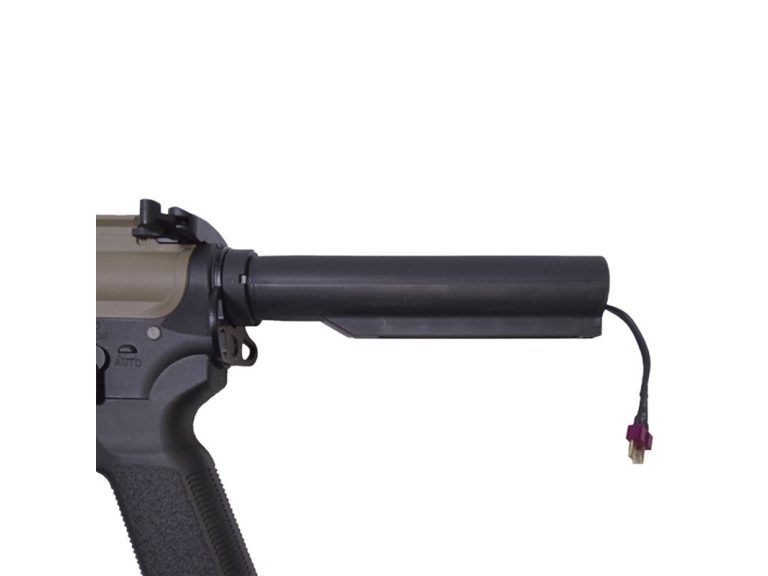 Réplica AEG M4 Saigo Kenji Kensei Short ETU Tan Conector T-dean