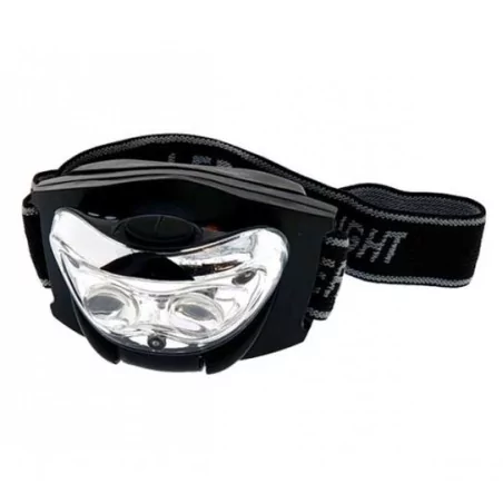 LINTERNA PARA CABEZA FRONTAL LED ROJO NEGRO