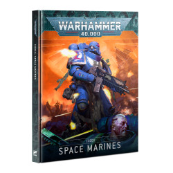 Portada oficial del Codex Marines Espaciales 40k