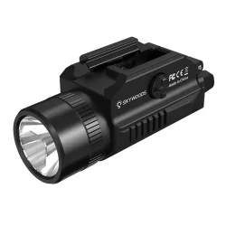LINTERNA PARA PISTOLA SKYWOODS CYCLONE 940 LUMENES NEGRA