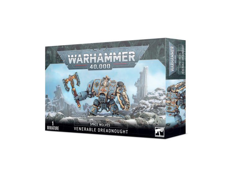 Caja del kit Dreadnought Venerable Lobos Espaciales