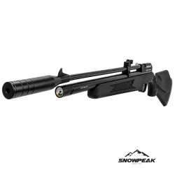 Vista diagonal de la carabina PCP Snowpeak Zasdar PR900