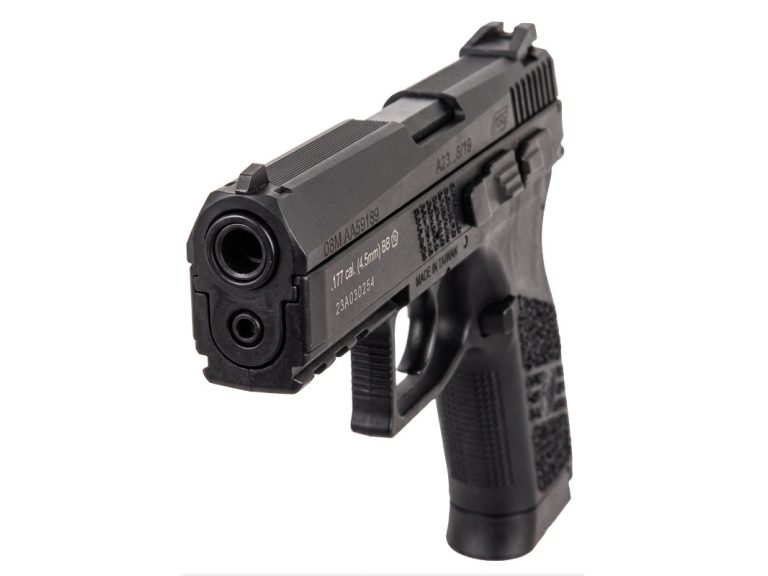 Vista frontal pistola CZ 75 P-07 DUTY CO2 4.5mm