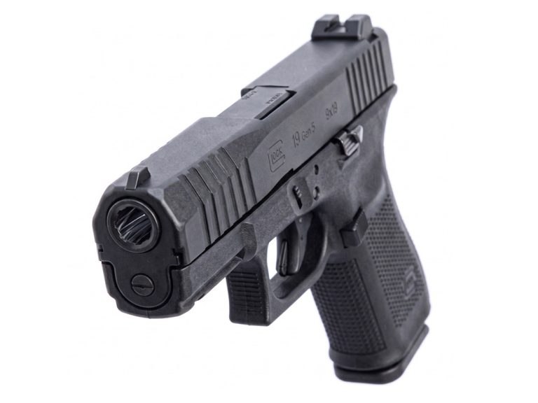 Vista frontal pistola CZ P-09 Blowback CO2
